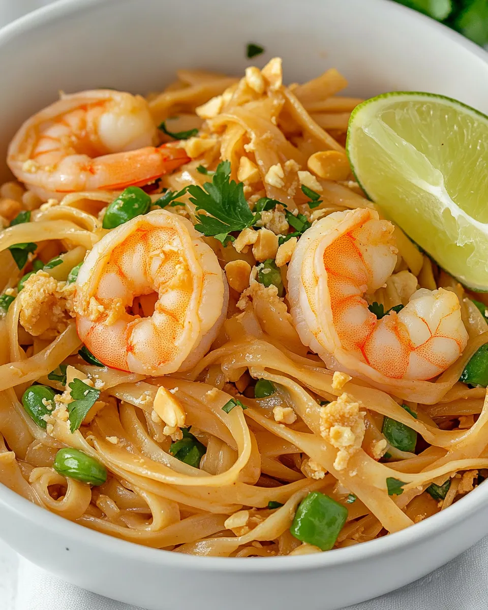 Delicious Easy Shrimp Pad Thai image