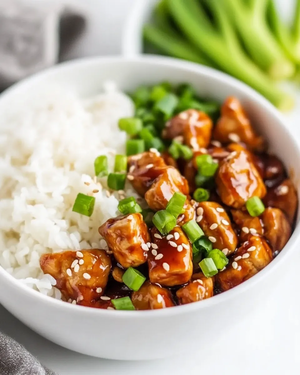 Quick Easy Teriyaki Chicken shot