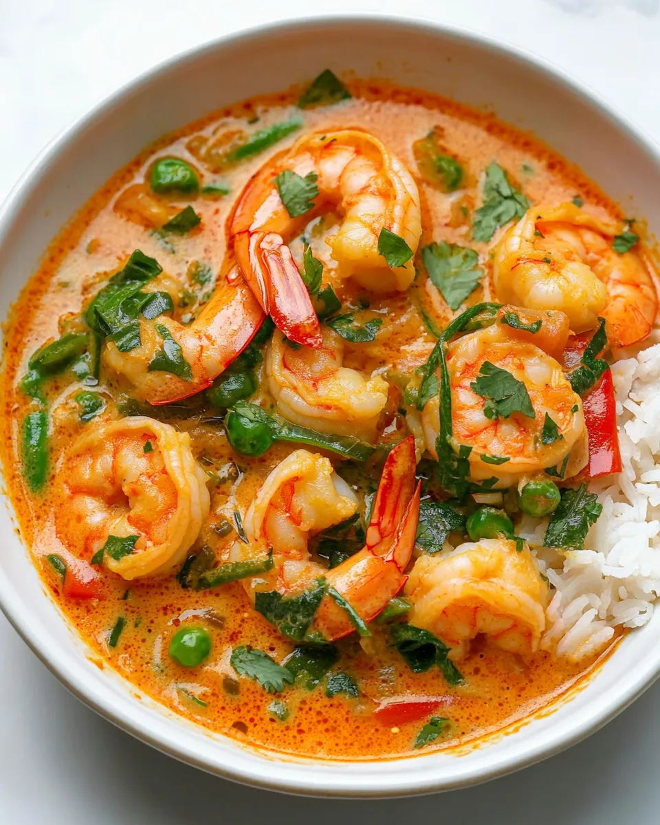 Delicious Easy Thai Shrimp Curry image