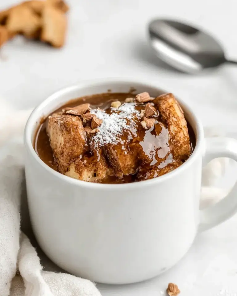 Homemade Easy Vegan French Toast In a Mug photo