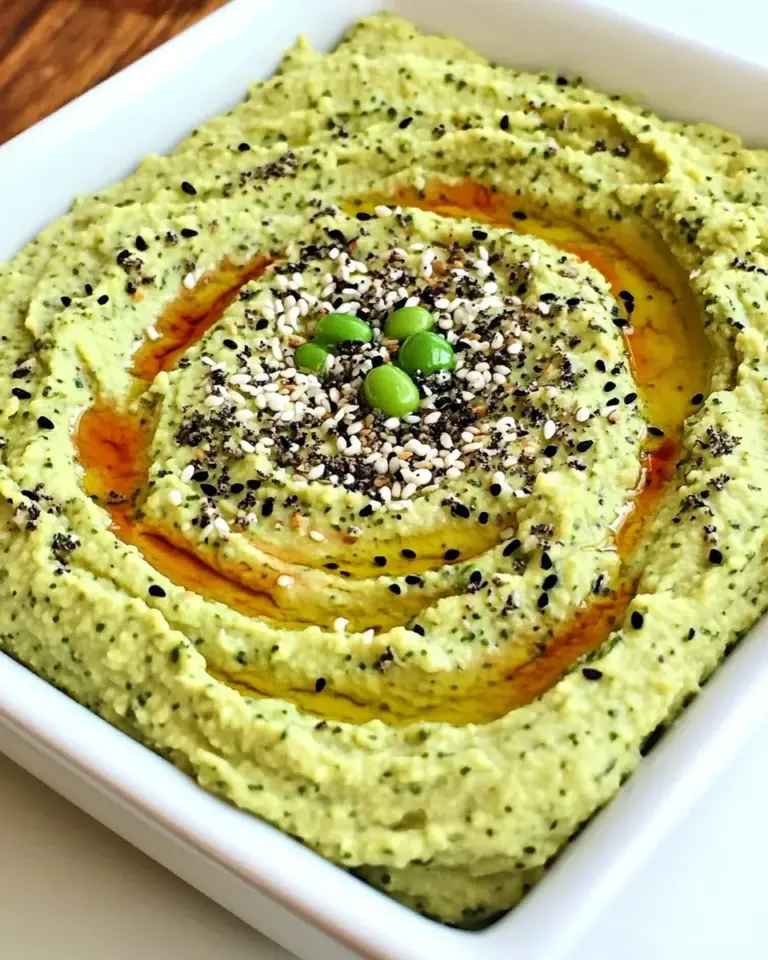 Homemade Edamame Hummus photo
