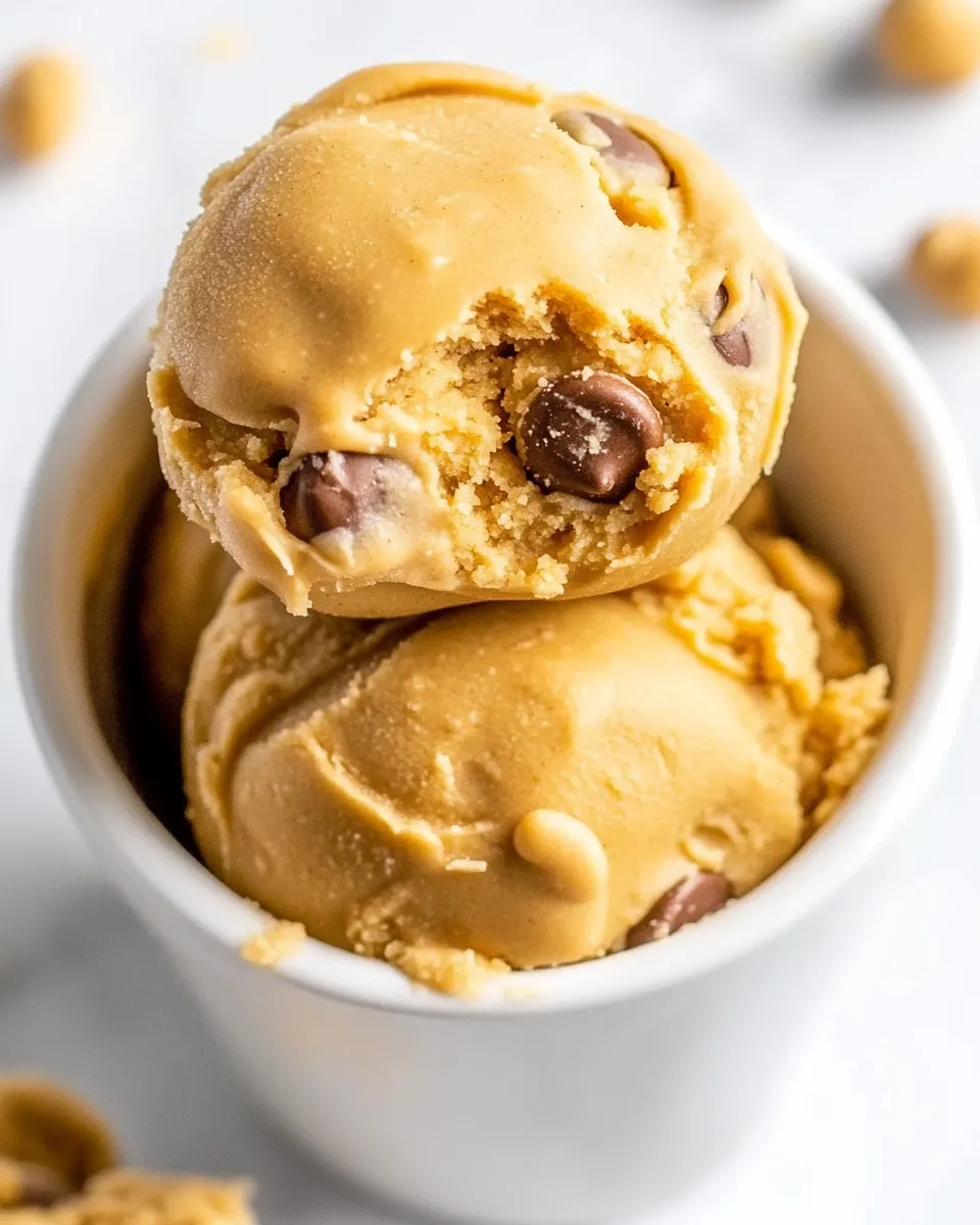 Classic Edible Peanut Butter Cookie Dough Recipe image