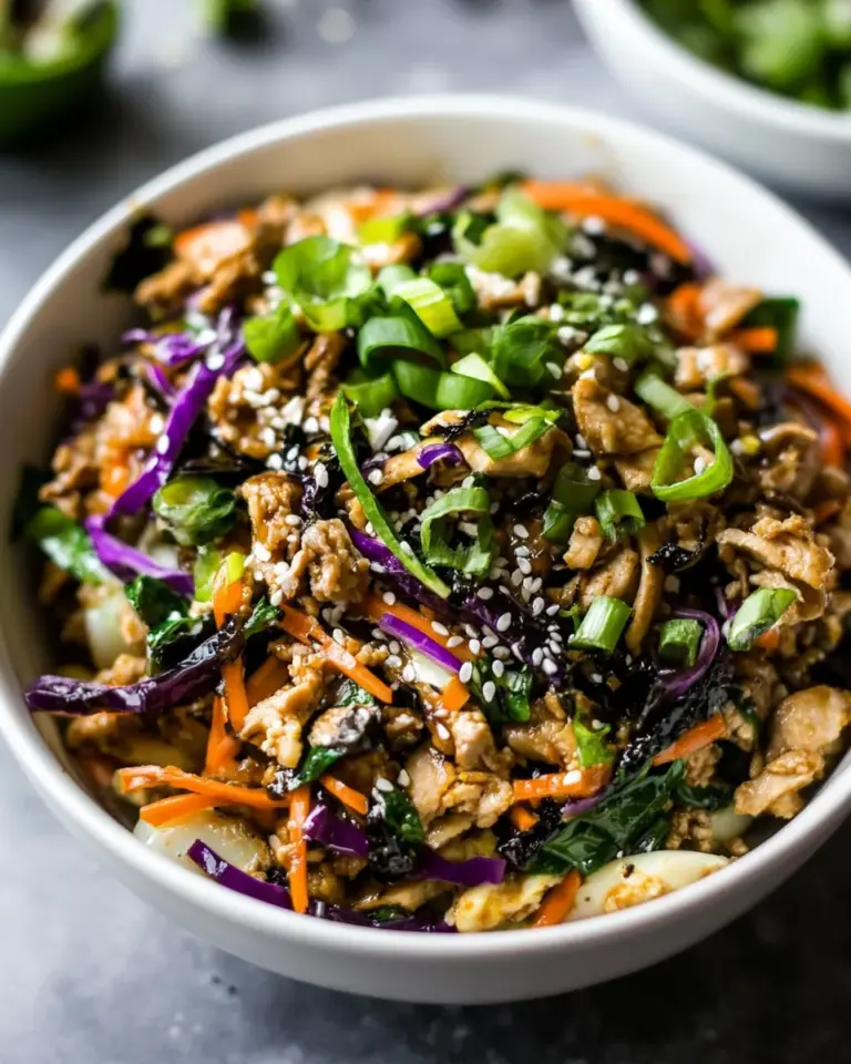 Homemade Egg Roll In A Bowl Recipe photo