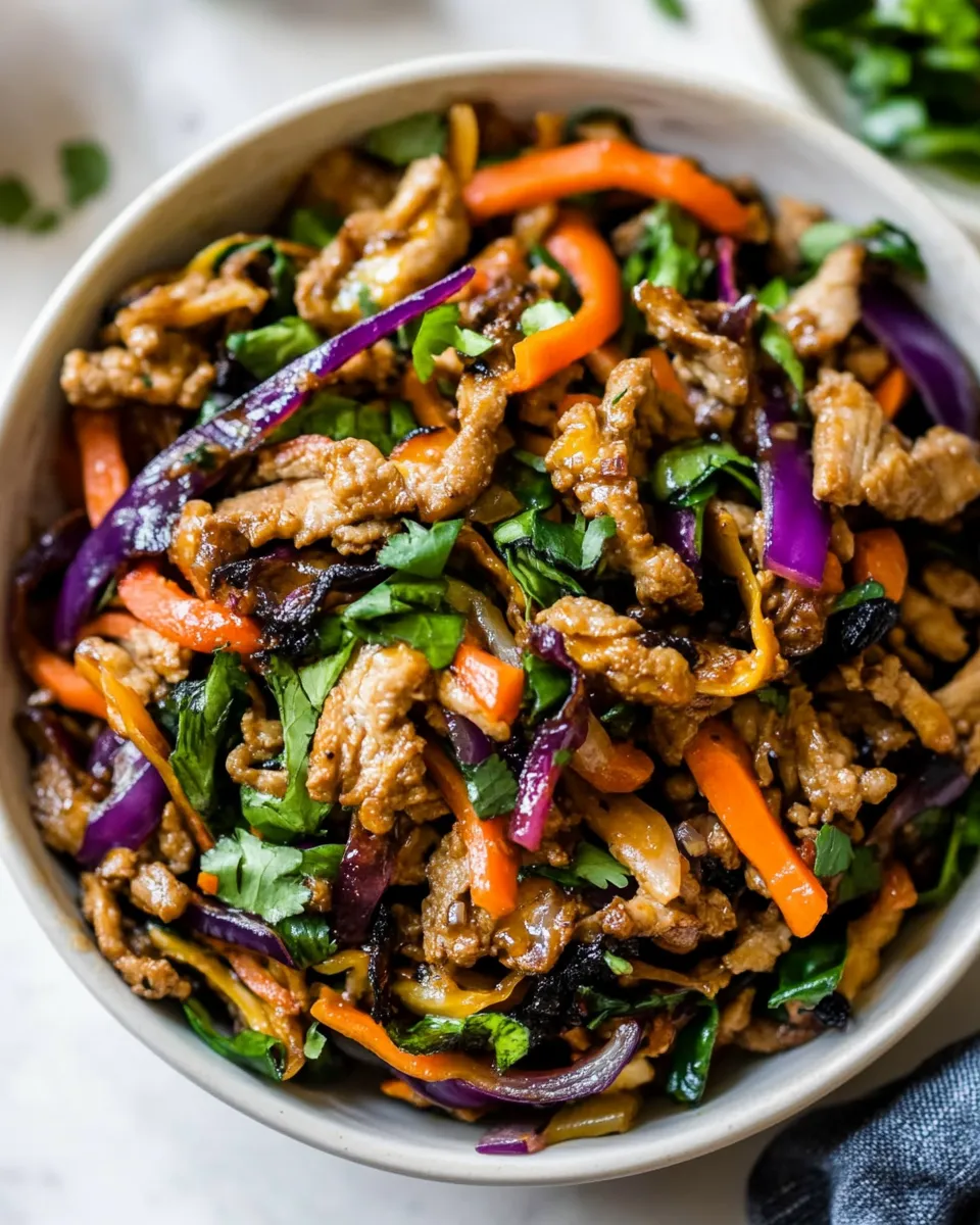 Easy Egg Roll In A Bowl Recipe shot