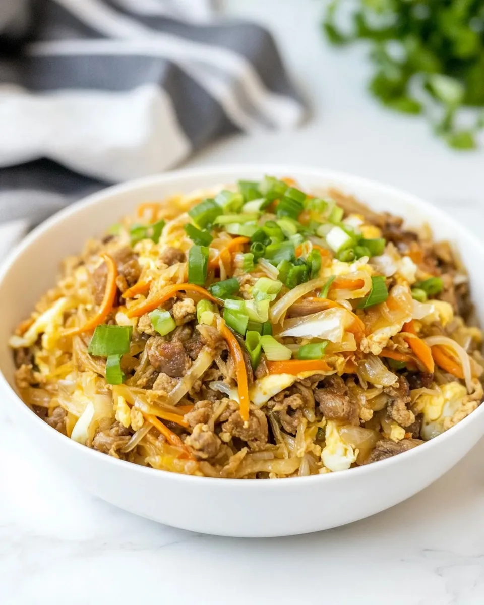 Classic Egg Roll in a Bowl image