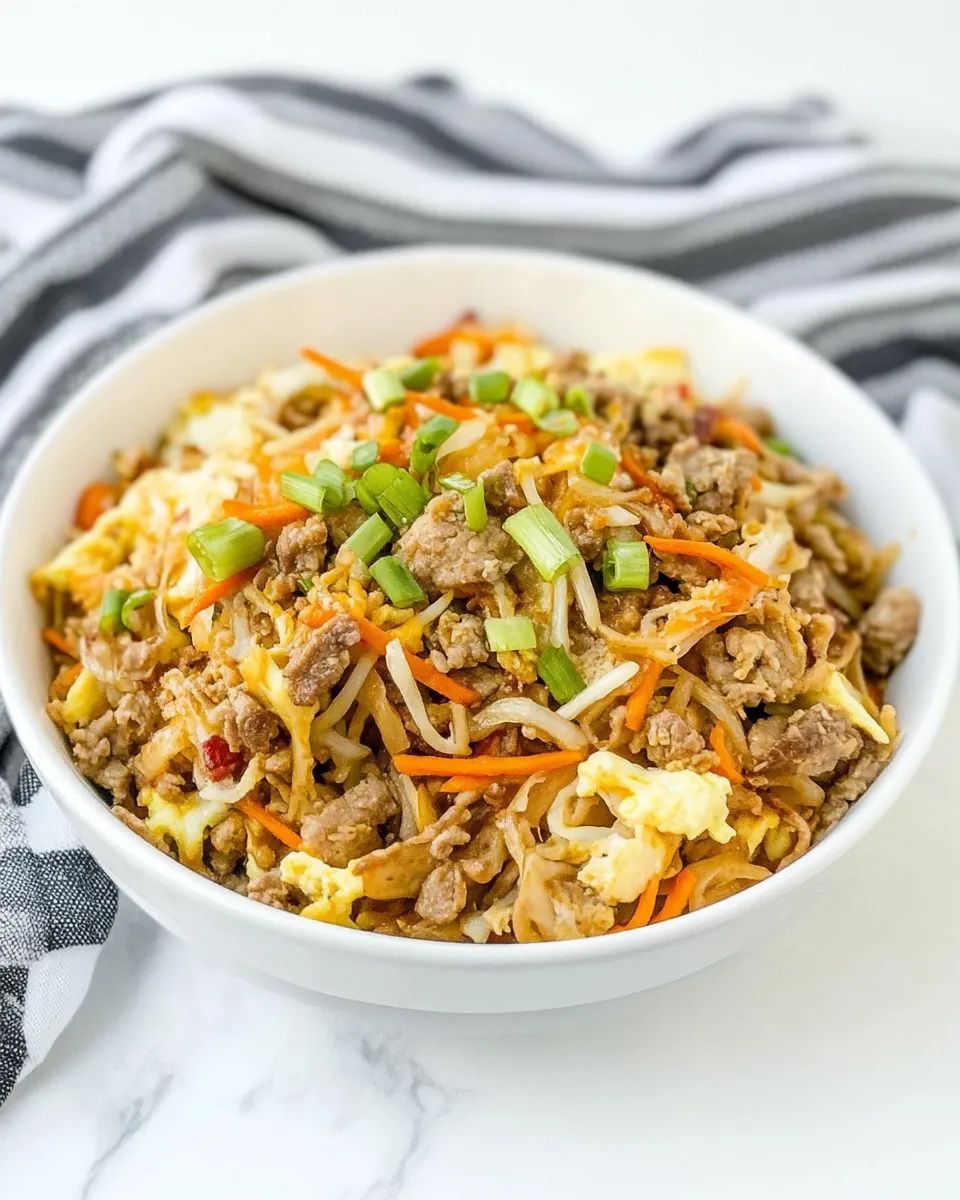 Easy Egg Roll in a Bowl recipe photo