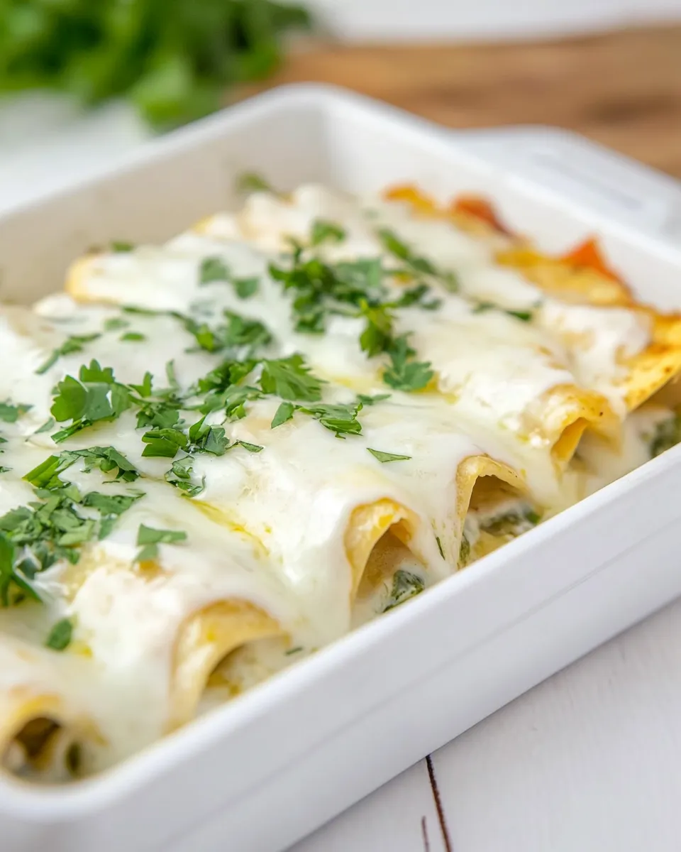 Delicious Enchiladas Suiza shot