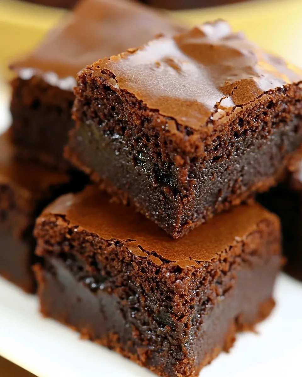 Delicious Espresso Brownies shot