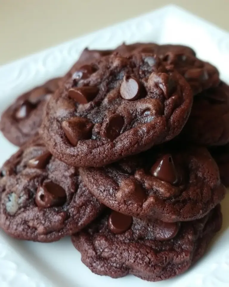 Homemade Espresso Double Chocolate Chip Cookies photo