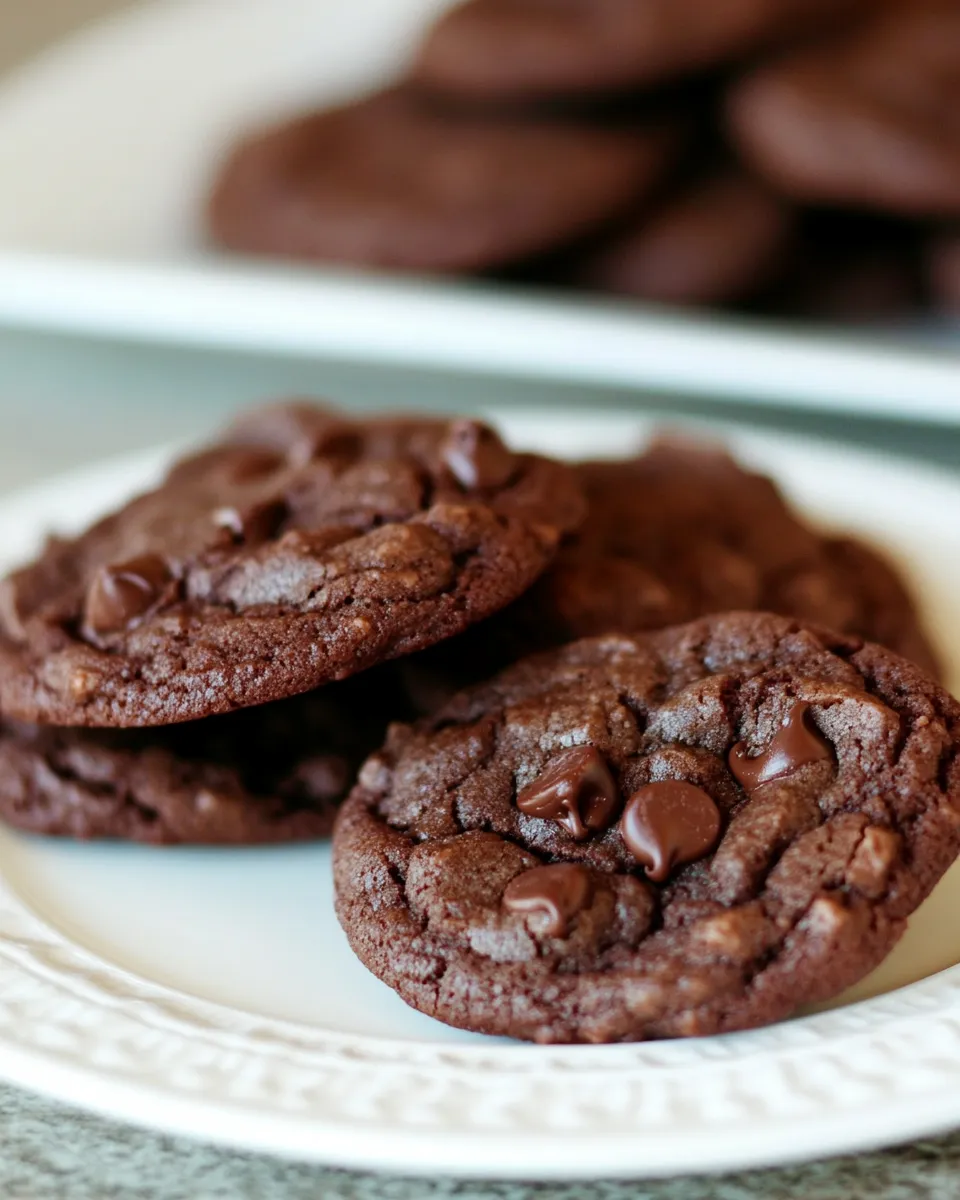 Classic Espresso Double Chocolate Chip Cookies image