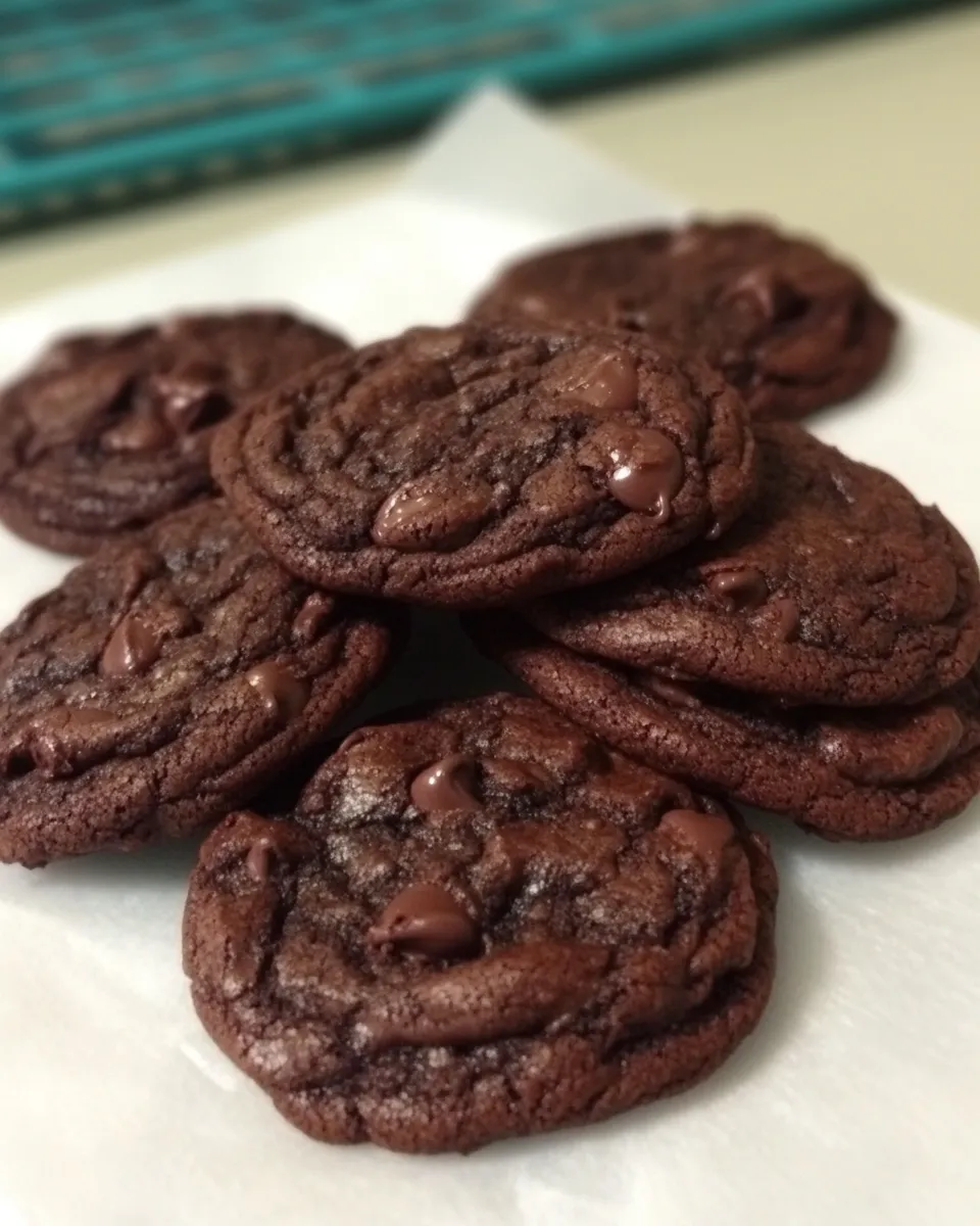 Easy Espresso Double Chocolate Chip Cookies recipe photo