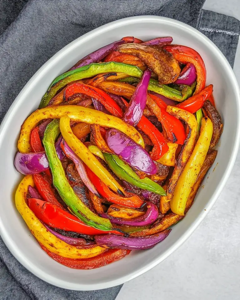 Homemade Fajita Veggies (Chipotle Copycat) recipe image