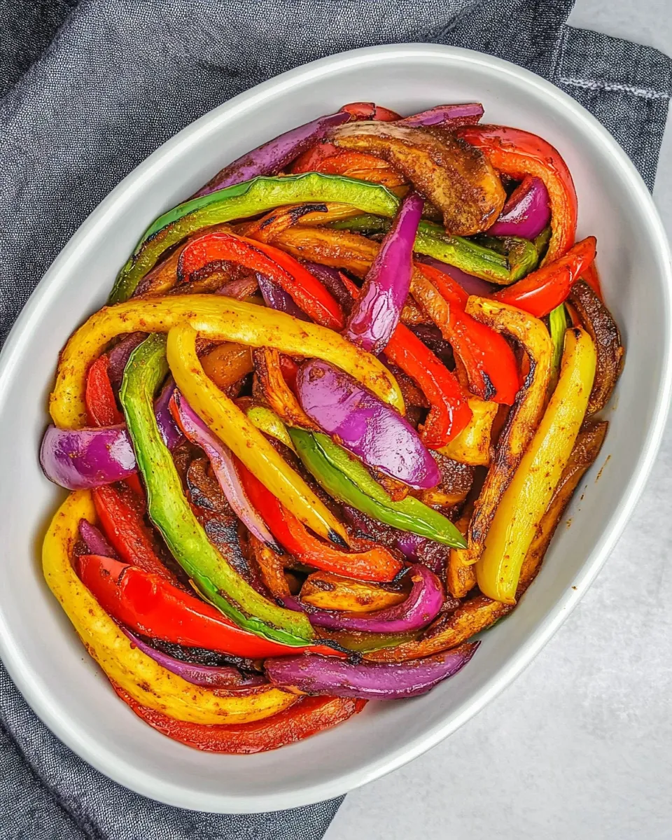 Homemade Fajita Veggies (Chipotle Copycat) recipe image
