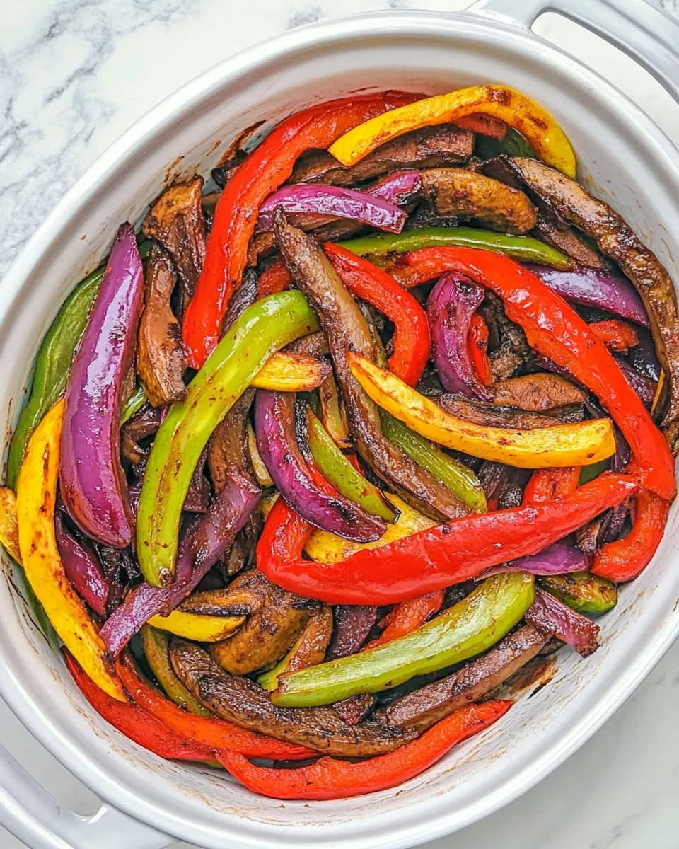 Quick Fajita Veggies (Chipotle Copycat) dish photo