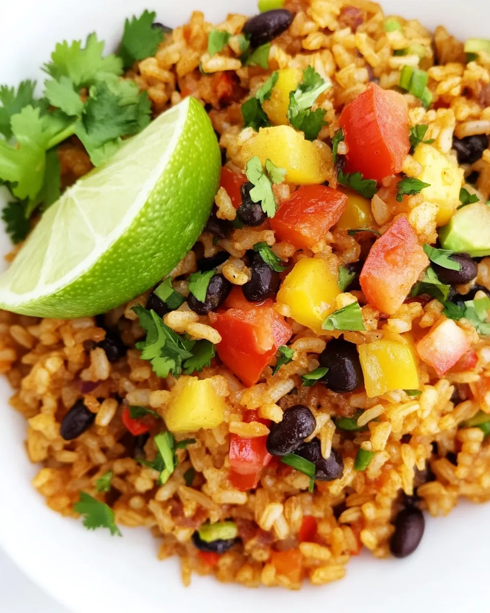 Homemade Fiesta Rice and Black Beans photo
