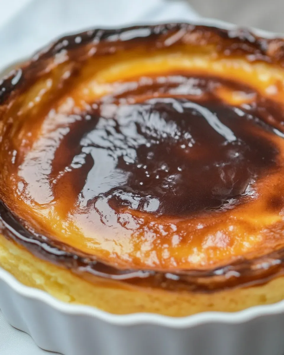 Homemade Flan Parisien photo