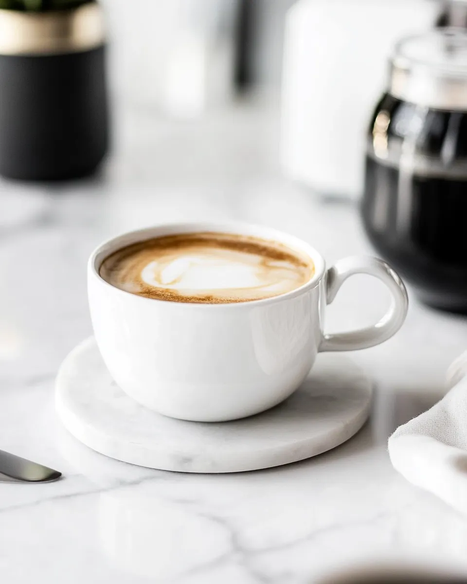 Easy Flat White Recipe shot