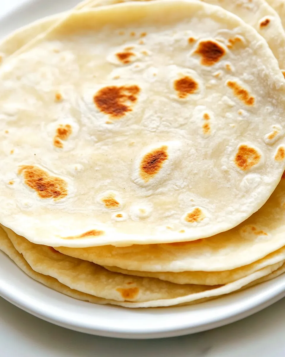 Easy Flour Tortillas recipe photo