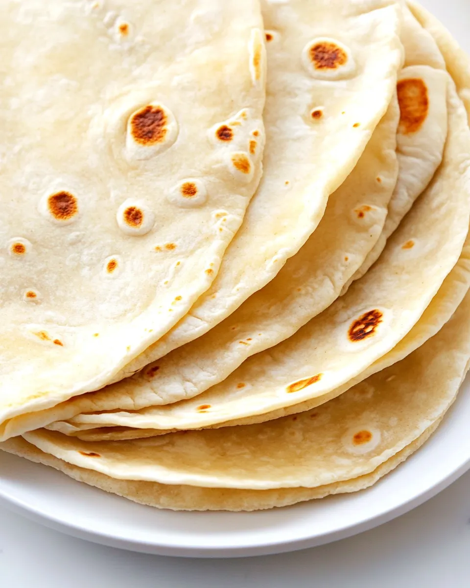 Delicious Flour Tortillas shot