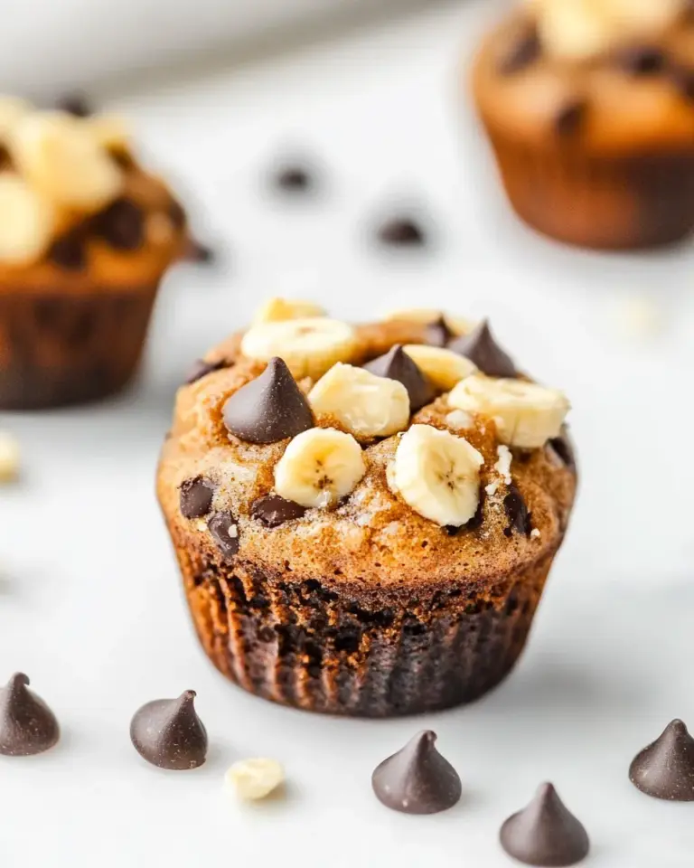 Easy Flourless Peanut Butter Banana Mini Muffins photo