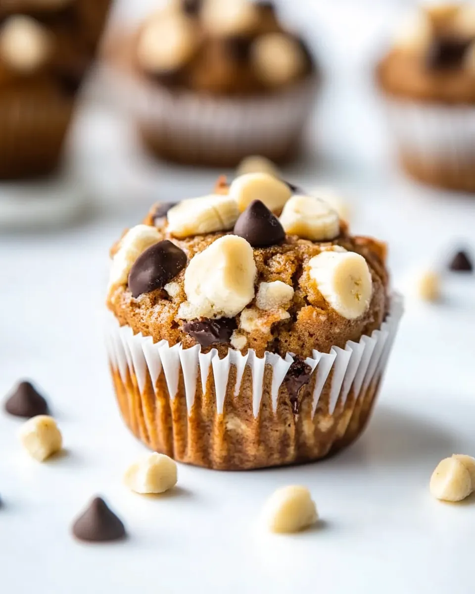 Quick Flourless Peanut Butter Banana Mini Muffins dish photo