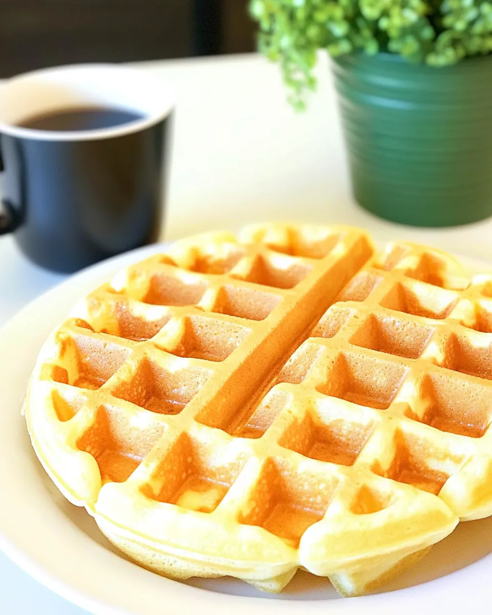Classic Fluffy Waffles image