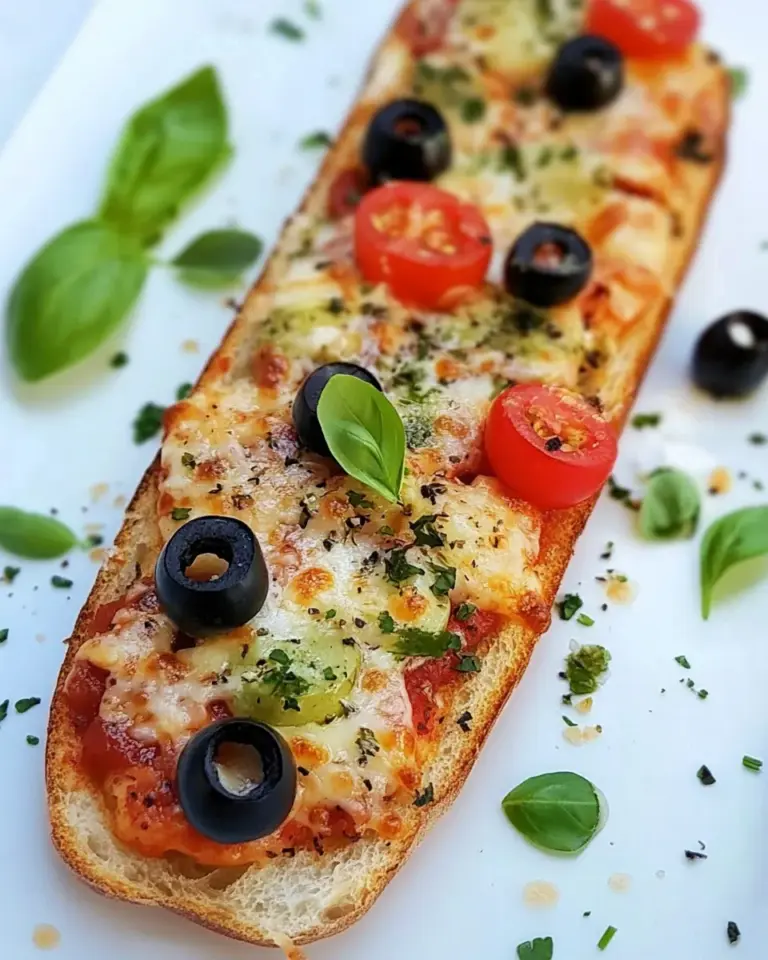 Homemade French Bread Pizza (Baguette Pizza) recipe photo
