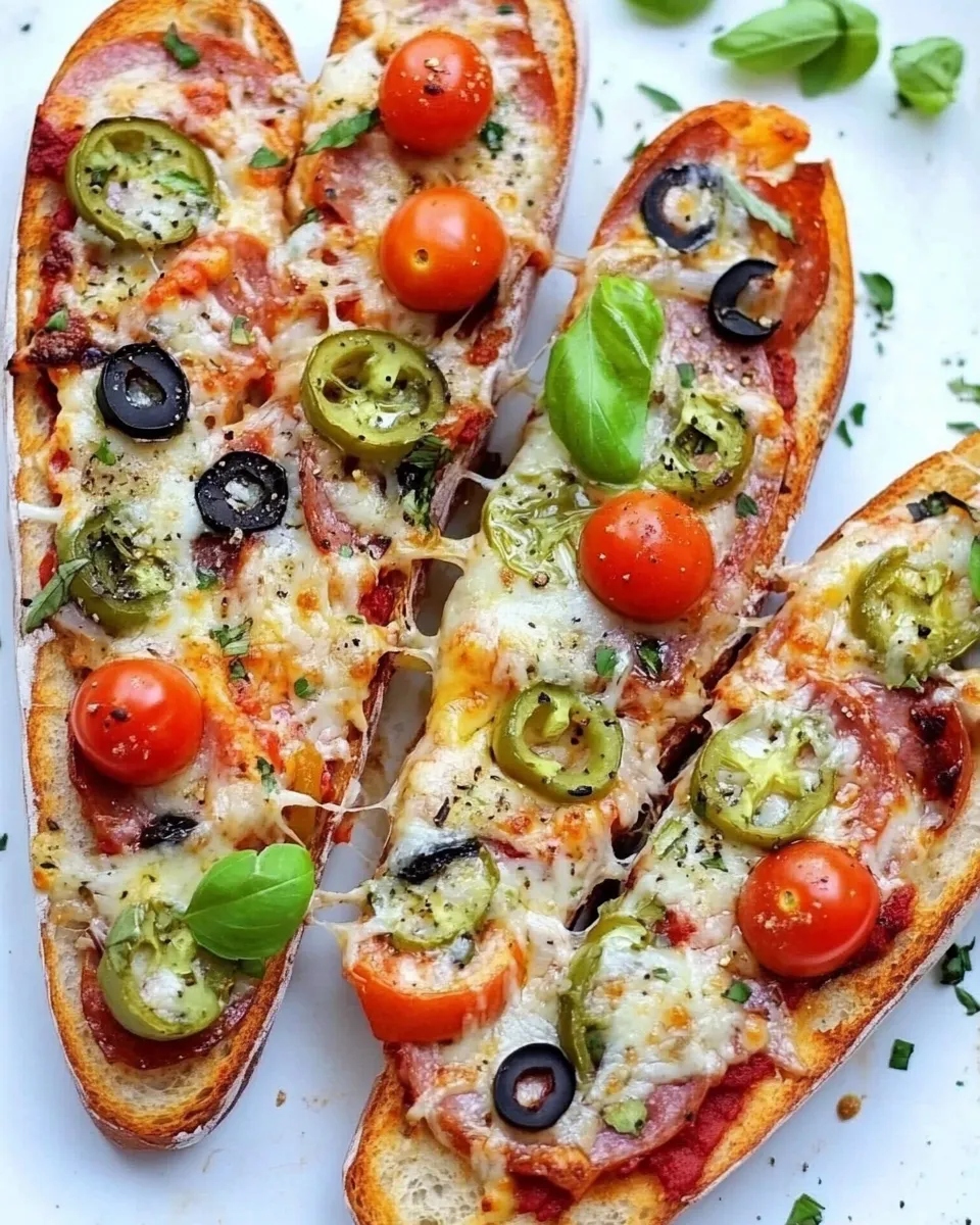 Classic French Bread Pizza (Baguette Pizza) dish photo