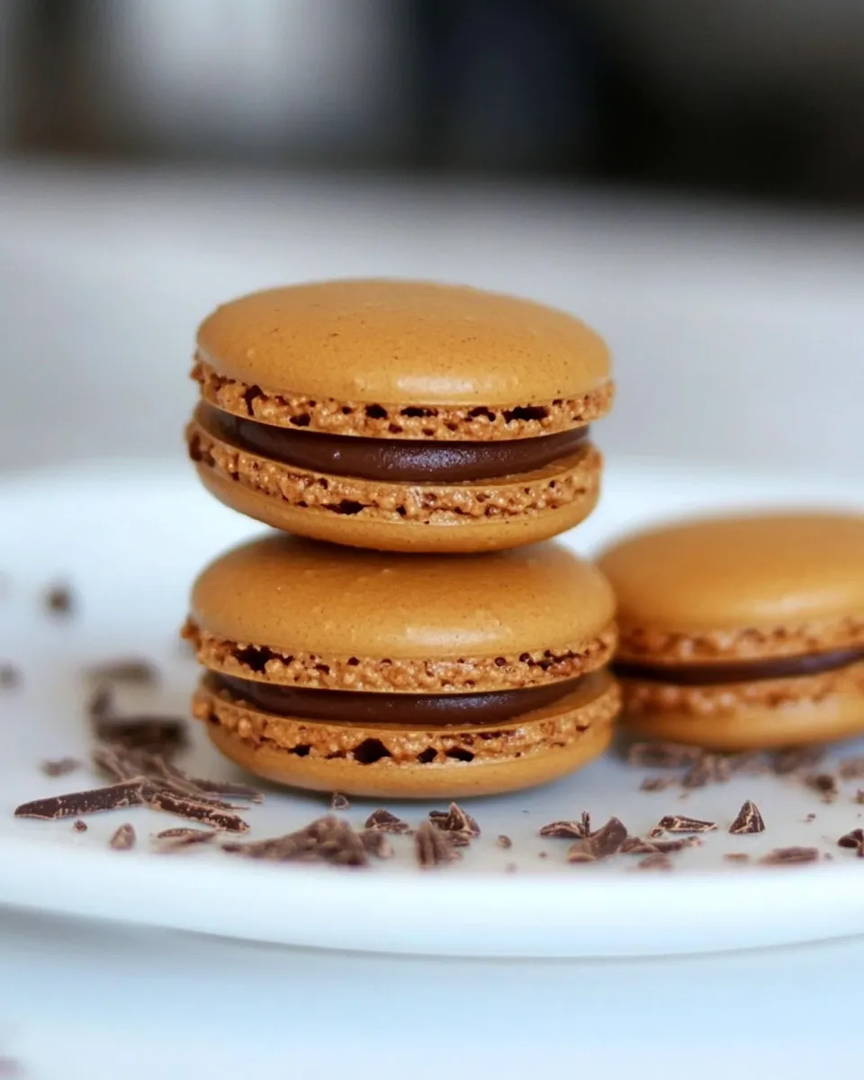 Classic French Chocolate Macaron Recipe image