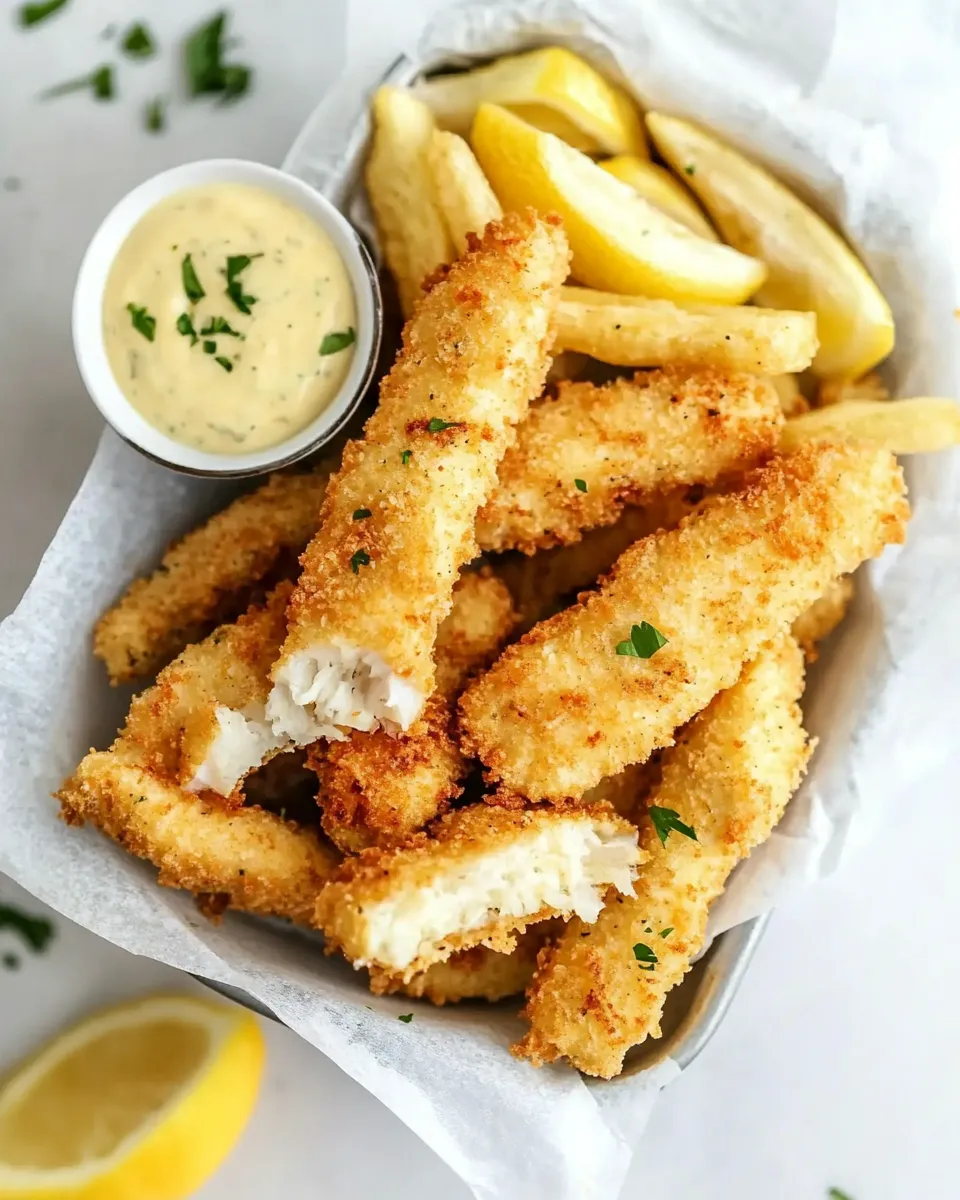 Delicious From Scratch Air Fryer Fish Sticks image
