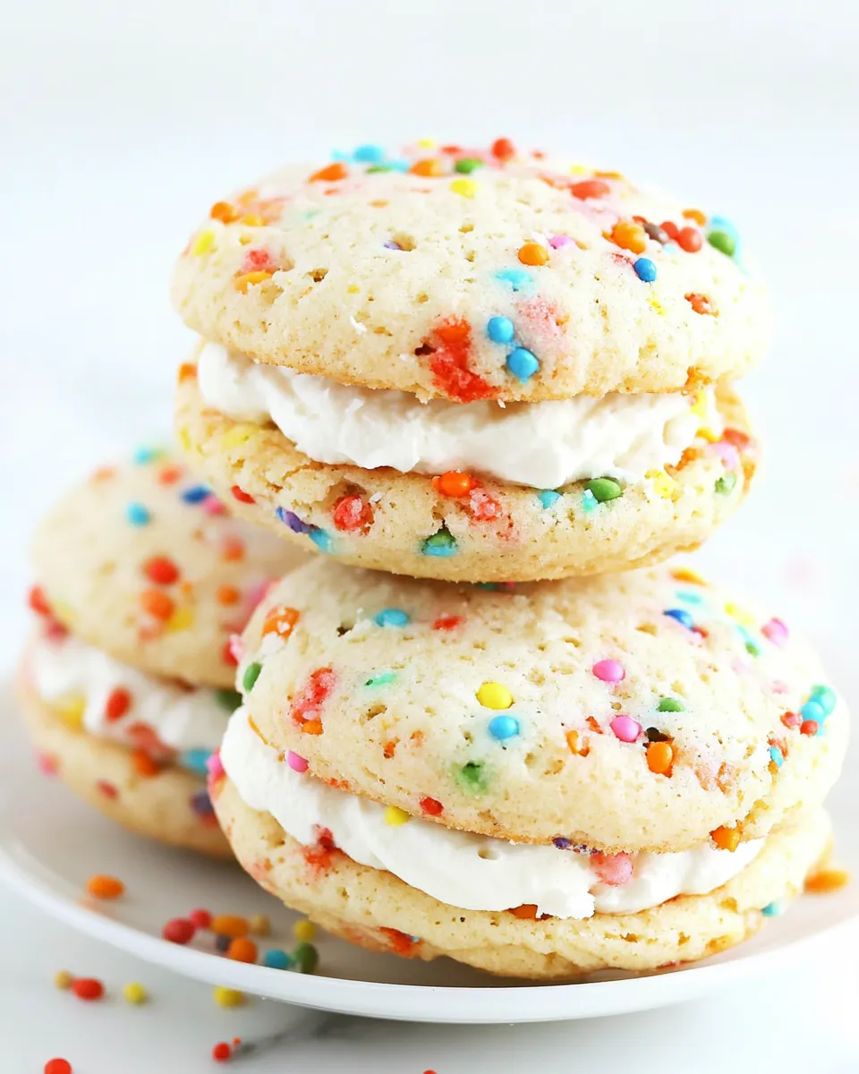 Easy Fruity Pebbles Whoopie Pies photo