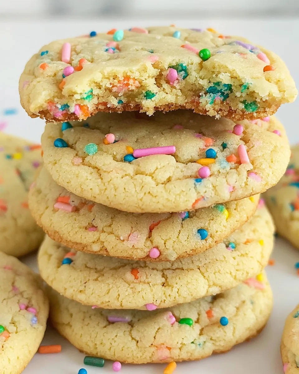 Delicious Funfetti Birthday Cake Cookies shot