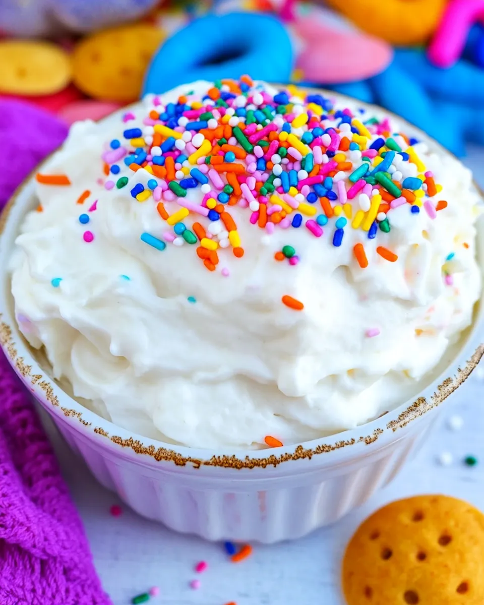 Easy Funfetti Dip (Dunkaroo Dip with Sprinkles) photo