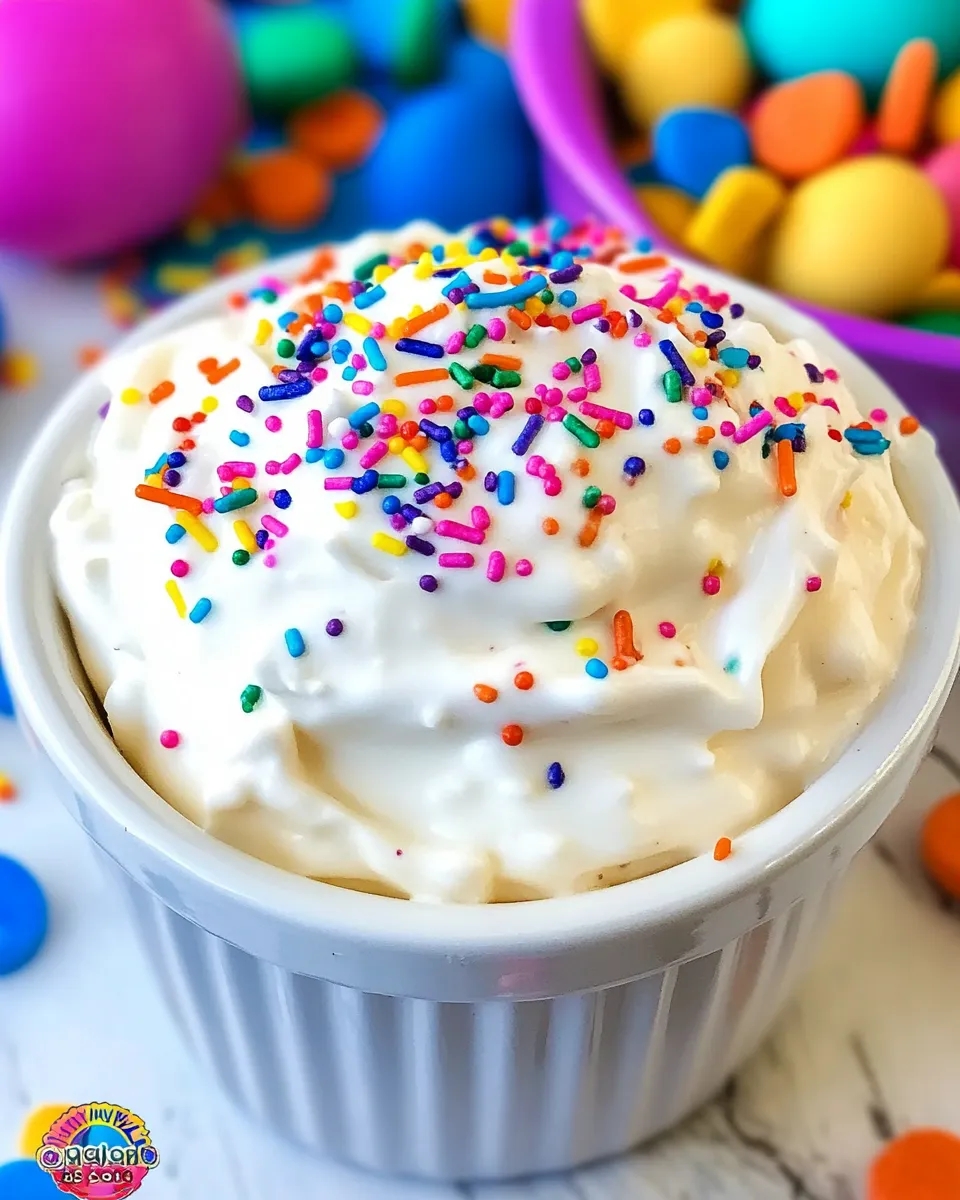 Delicious Funfetti Dip (Dunkaroo Dip with Sprinkles) image