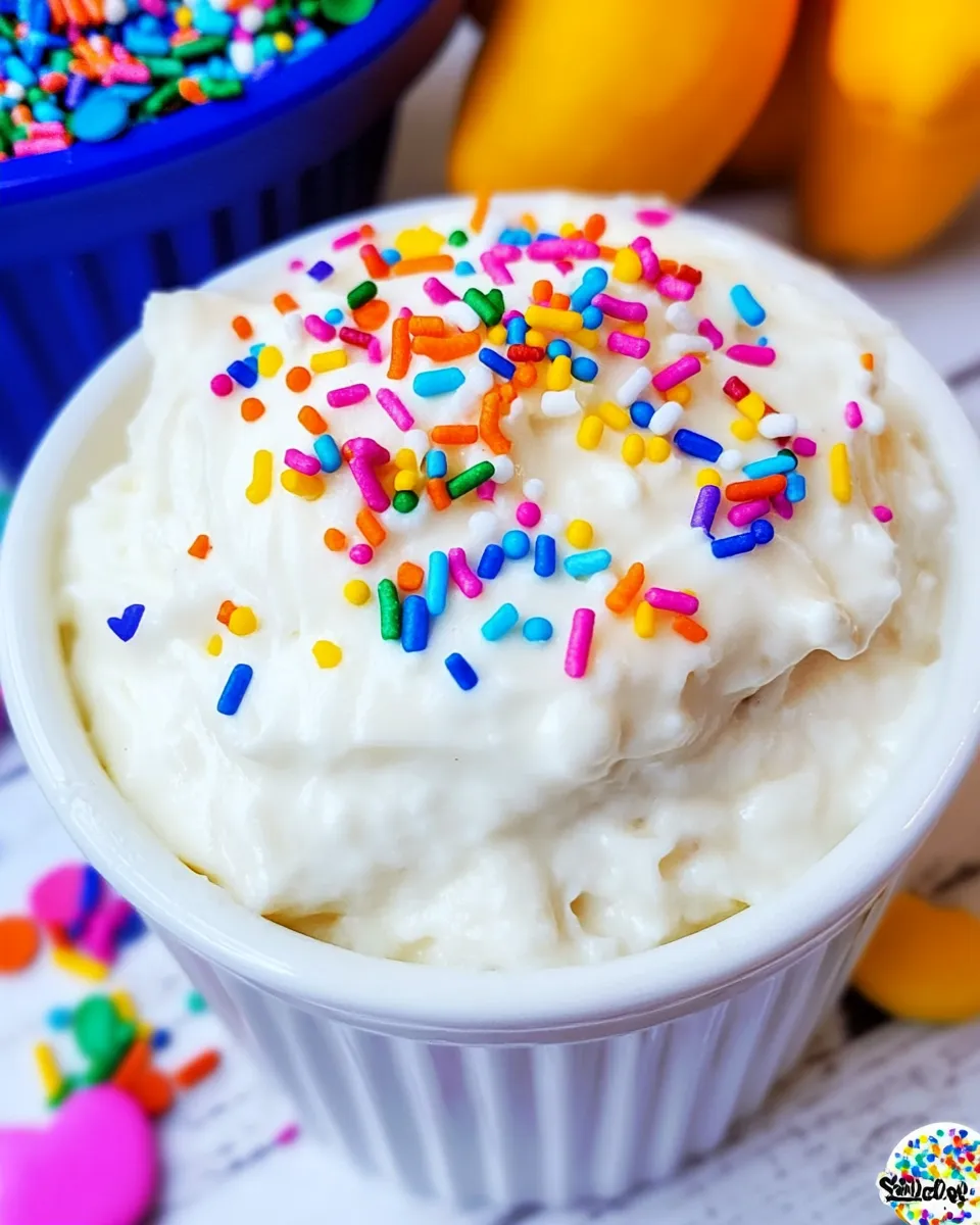 Classic Funfetti Dip (Dunkaroo Dip with Sprinkles) dish photo