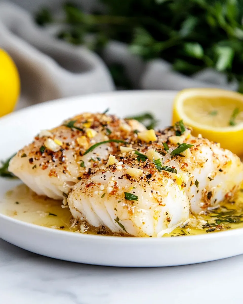 Easy Garlic Butter Cod photo