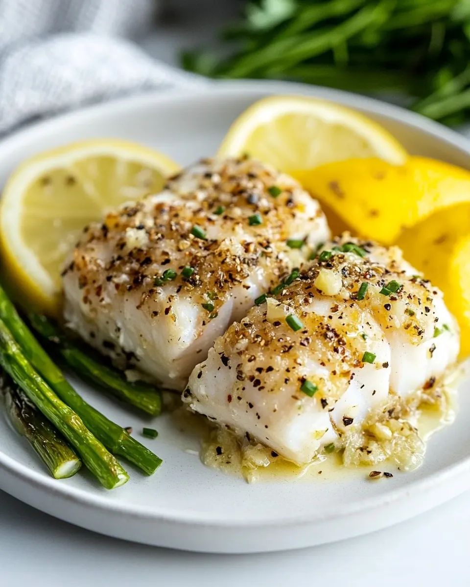 Savory Garlic Butter Cod dish photo