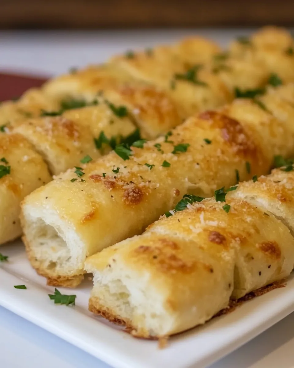 Easy Garlic Cheese Breadsticks recipe photo
