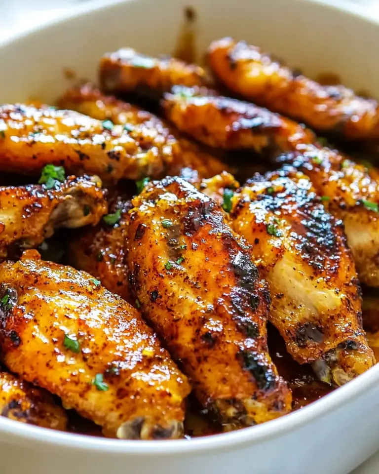 Homemade Garlic Chicken Wings photo
