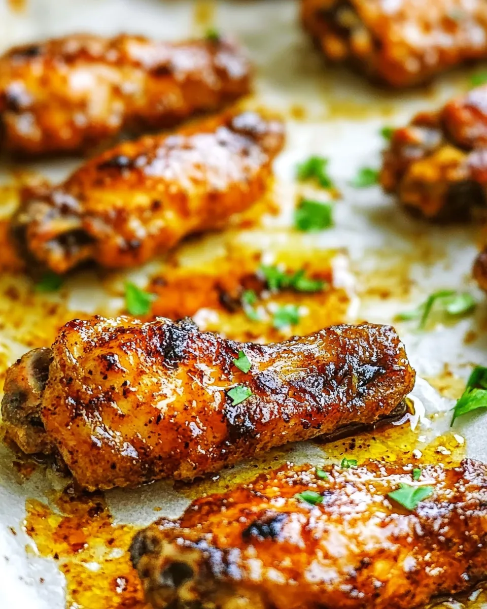 Delicious Garlic Chicken Wings image