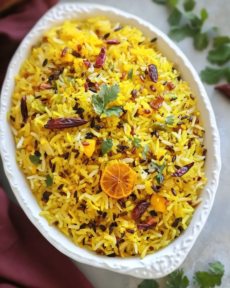 Homemade Ginger Turmeric Aromatic Rice photo