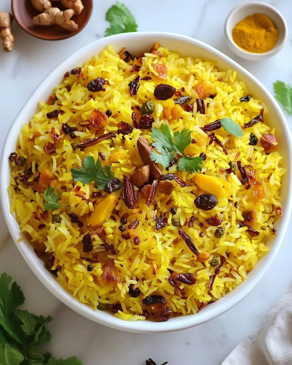 Delicious Ginger Turmeric Aromatic Rice image