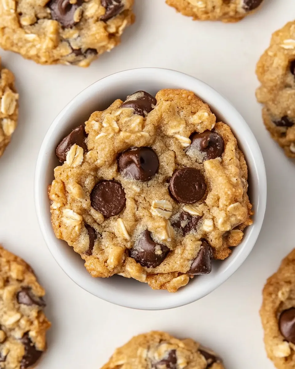 Delicious Gluten Free Almond Flour Oatmeal Chip Cookies photo