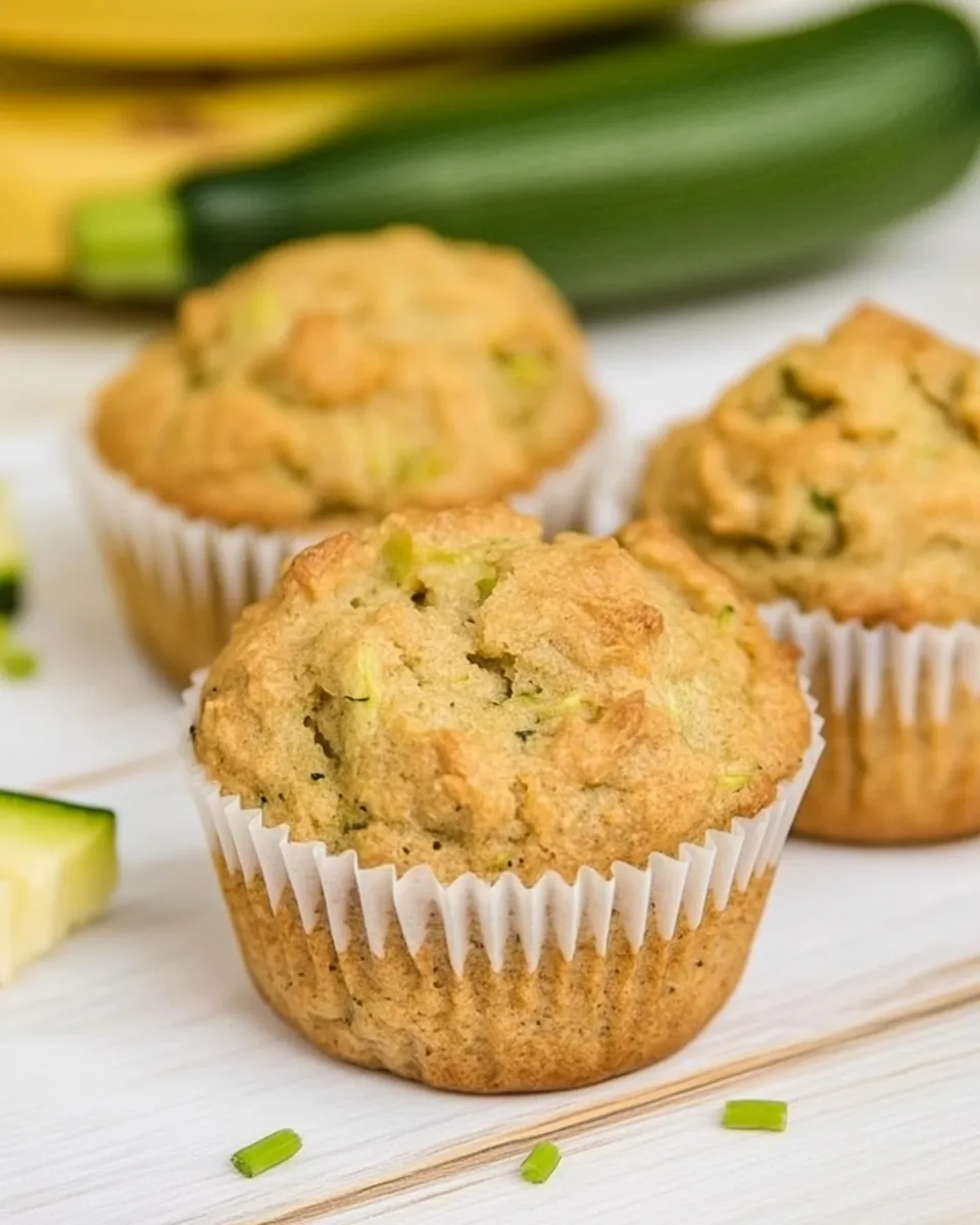 Homemade Gluten Free Banana Zucchini Muffins photo