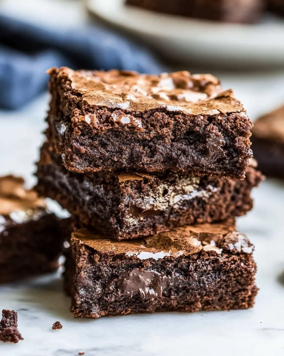 Easy Gluten Free Brownies Recipe shot