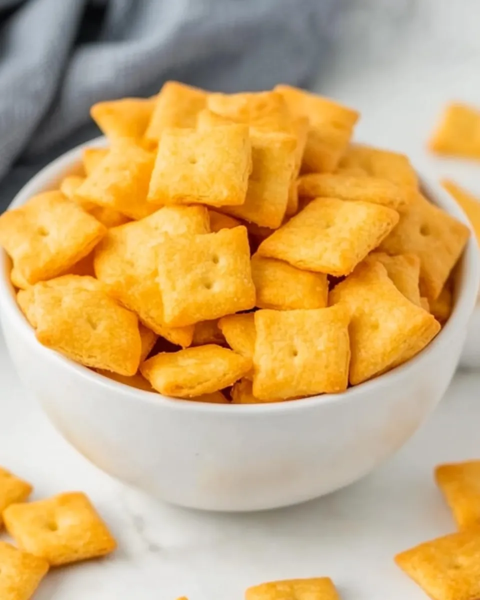 Easy Gluten Free Cheddar Crackers recipe photo