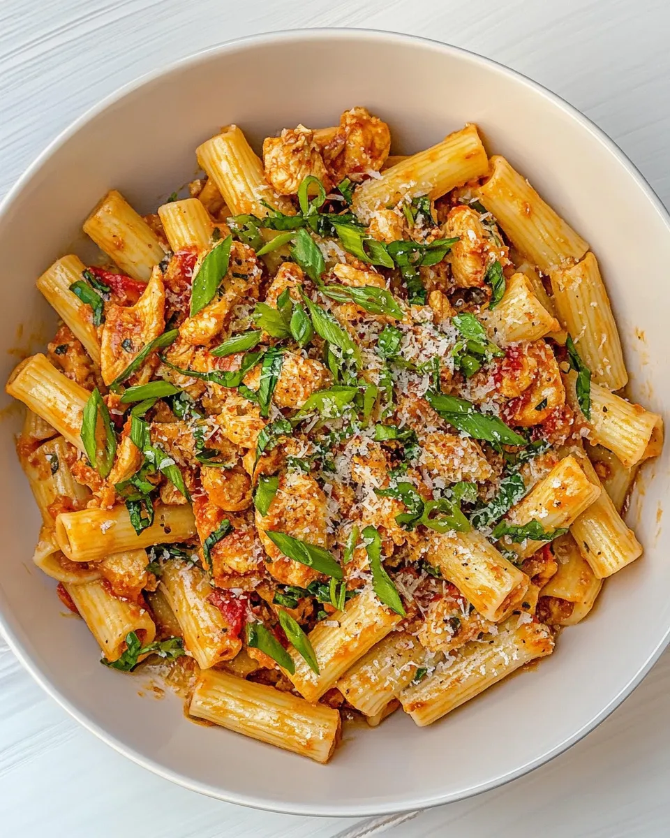 Delicious Gochujang Chicken Pasta image