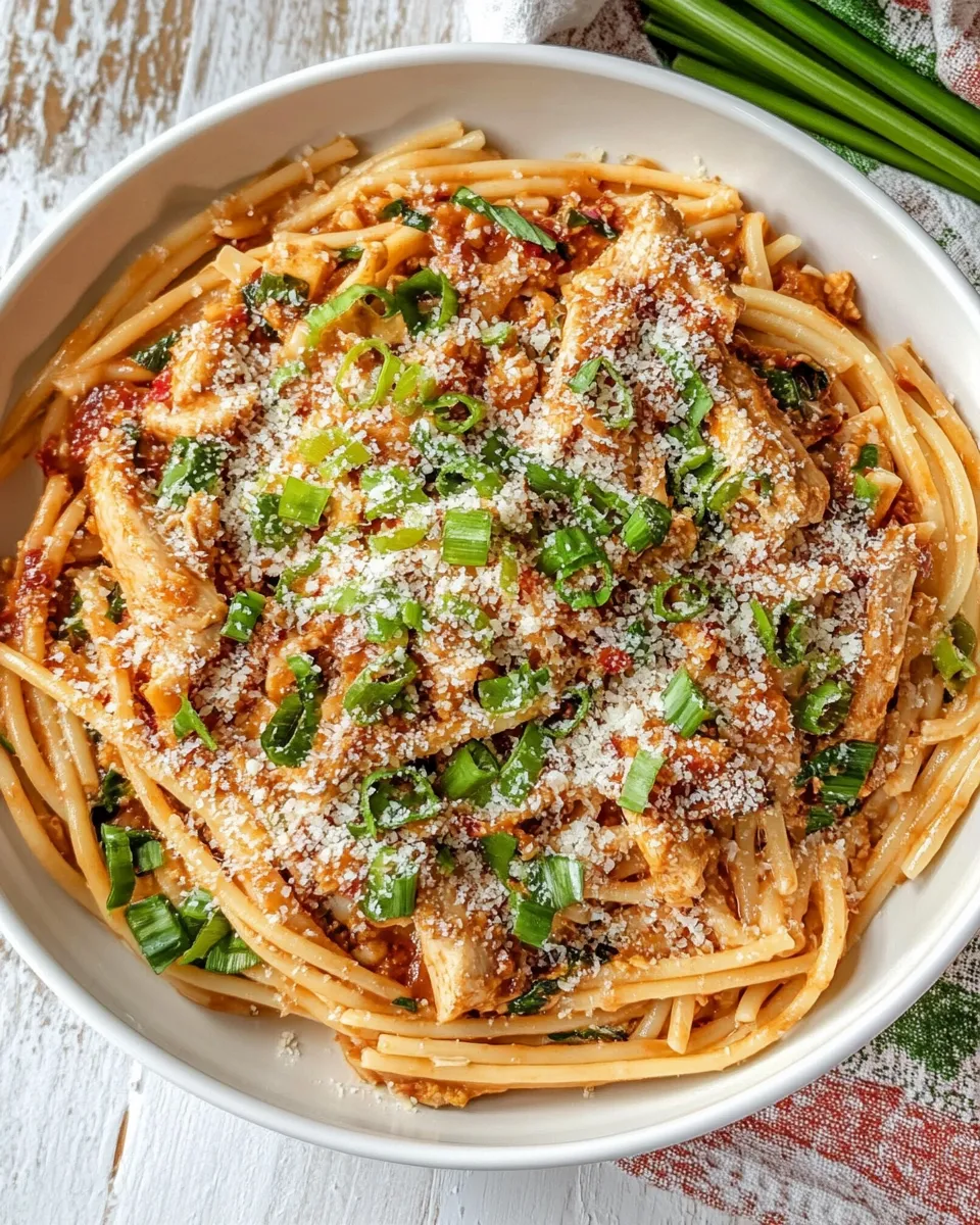 Quick Gochujang Chicken Pasta recipe photo