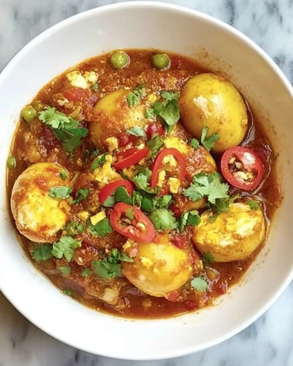 Classic Golden Egg Curry image