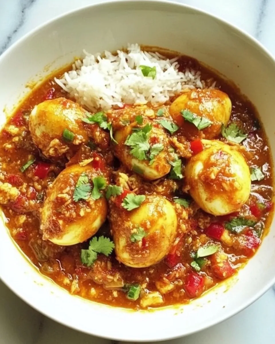 Easy Golden Egg Curry recipe photo